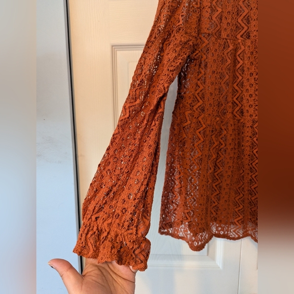 3/$20! Melissa Paige Lace Boho Blouse - Picture 4 of 9